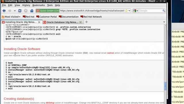 在RHEL6 X86-64虛擬機上安裝ORACLE 10.2g 資料庫 -5 смотреть онлайн
