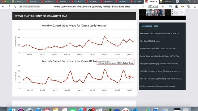 Доход канала Ольга Шобутинская. Svetlana Müller