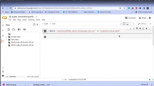 Zip In Colab #jupyternotebook using #terminal mode смотреть онлайн
