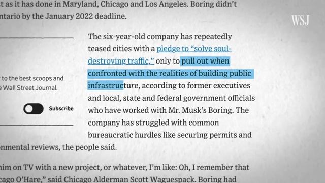 Musk’s Boring Company Wanted to Dig Cities Out of Traffic: What Happened? смотреть онлайн
