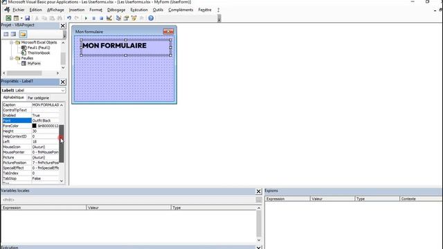 Comprendre et manipuler les Userforms sur Excel VBA смотреть онлайн