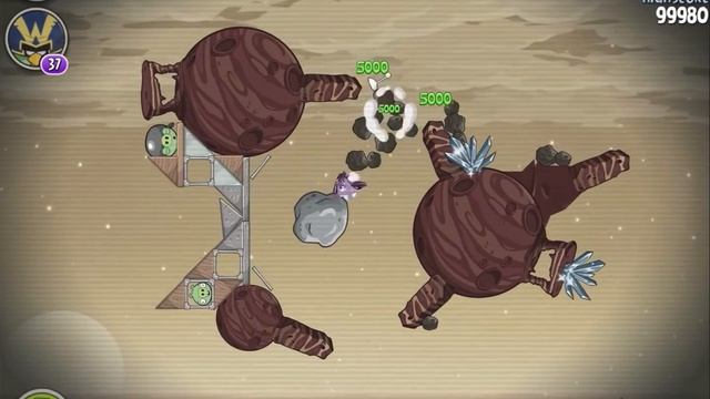 Angry Birds Space Red Planet Level M5-10 Mirror World Walkthrough 3 Star смотреть онлайн