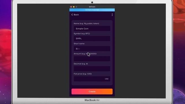 Qnode создание токена смотреть онлайн