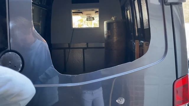 Installing our windows! - Sprinter van conversion episode 11 смотреть онлайн