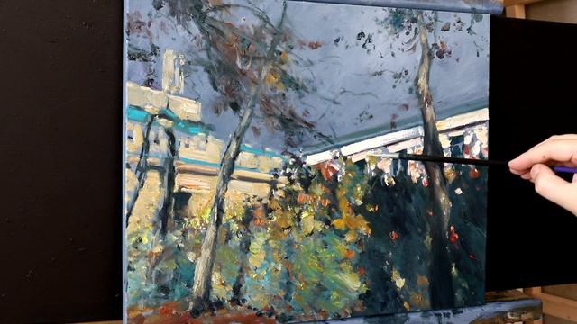 Павел Дольский. МАСТЕР-КЛАСС 4. Живопись маслом. (Городской пейзаж. На Кленовой улице - 2020 г.) смотреть онлайн