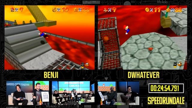 SUPER MARIO 64 (Race) Speedrun Von Benji & Dwhatever | Speedrundale