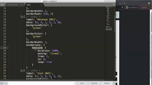 Chart Animation Speed Chart JS 3 | ChartJS 3