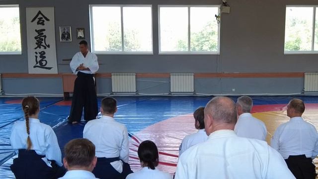 Даниэле Монтенегро (6 дан). Семинар айкидо. Псков, Россия (2024; ч 3)