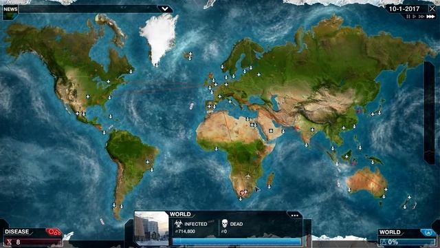 Plague Inc: Evolved - Neurax Worm Walkthrough (Mega Brutal) смотреть онлайн