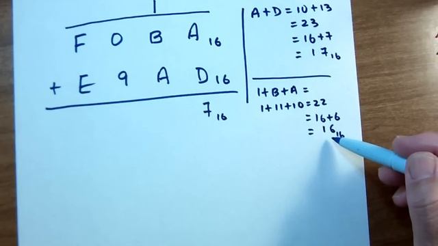 ADDITION IN BASE 16 смотреть онлайн