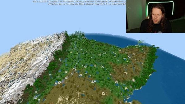 Scale Map of the Earth in Minecraft