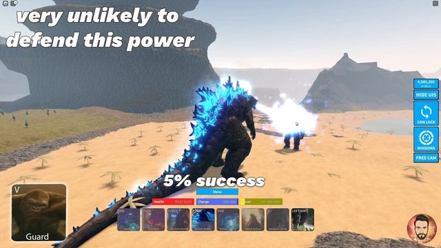 What if Kong 2017 had defense feature ? - Roblox Kaiju Universe ? смотреть онлайн