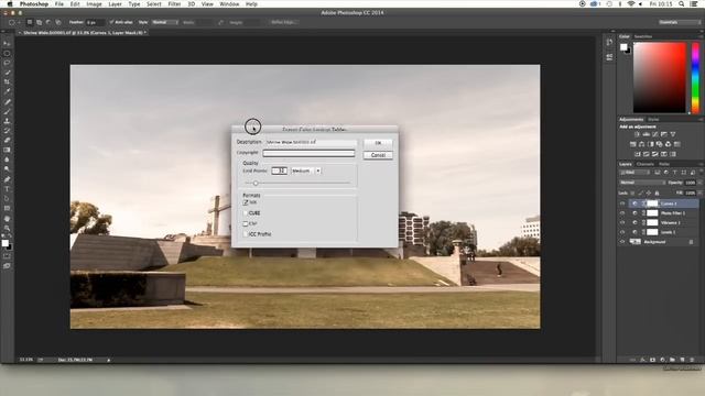 Creating a LUT file in Photoshop and exporting it for Premiere смотреть онлайн