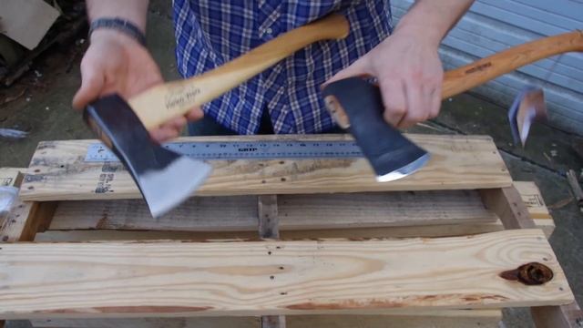 Hults Bruk Aneby and Helko Rheinland Pack Axe