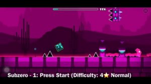 Geometry Dash Meltdown & Subzero Full Walkthrough (All Levels & Secret Coins)