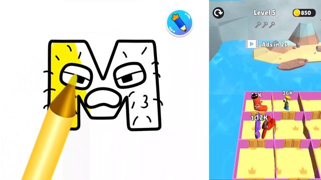 Learn MATH with Alphabet lore! (Educational) смотреть онлайн