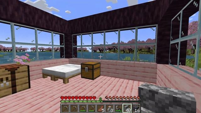 Minecraft 1 20 Одиночная игра вишнёвый лес 4 часть смотреть онлайн