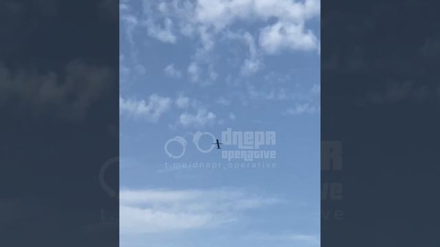 Пролёт двух ракет Х-101 над территорией Украины