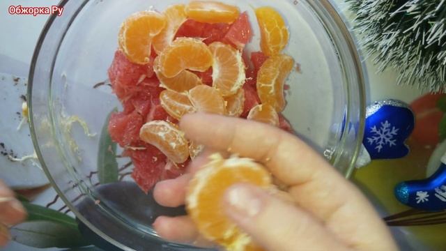 Рецепт салата из фруктов. Салат новогодний "Фрутти". Йогурт в домашних условиях. Рецепт йогурта. смотреть онлайн