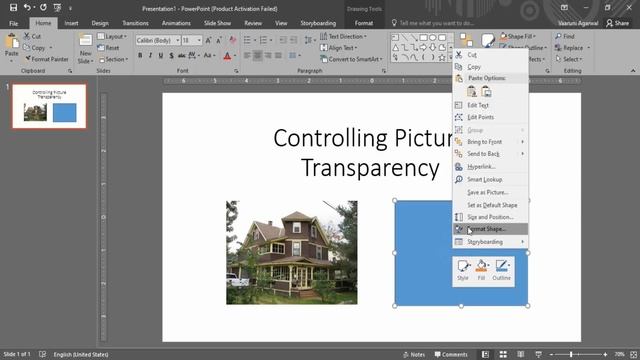 How to Change Picture Transparency in PowerPoint смотреть онлайн