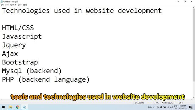 What are the tools and technologies used for website development (Hindi) смотреть онлайн