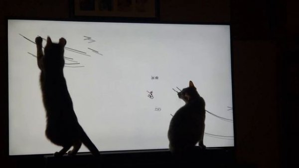 Beethoven's 5th Symphony Line Rider and my two cats