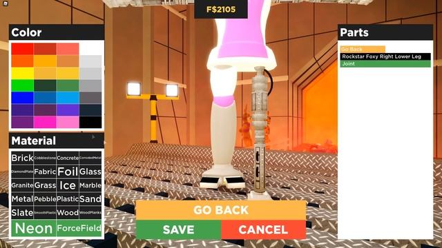 Creating Funtime Foxy Animatronic In Roblox Freddys Ultimate Roleplay A Fnaf Fan Game смотреть онлайн
