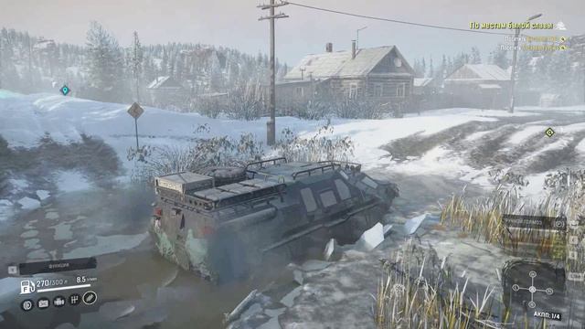 SnowRunner. Кольский полуостров. Имандра. Контракт "По местам боевой славы" смотреть онлайн