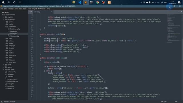 01 CRUD Codeigniter 3 - Persiapan Awal смотреть онлайн
