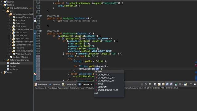 Java | List Files смотреть онлайн