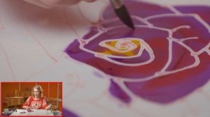 Урок по росписи по ткани в технике холодный батик