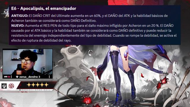 QUE LE HACES HONKAI STAR RAIL! ACHERON CAMBIOS ESTO ES UN BUFF O NERF! смотреть онлайн
