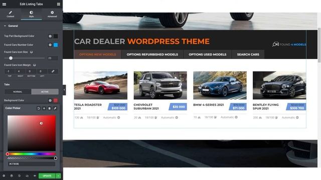 How to customize Listing Tabs with Elementor - Motors Car Dealership WordPress Theme смотреть онлайн