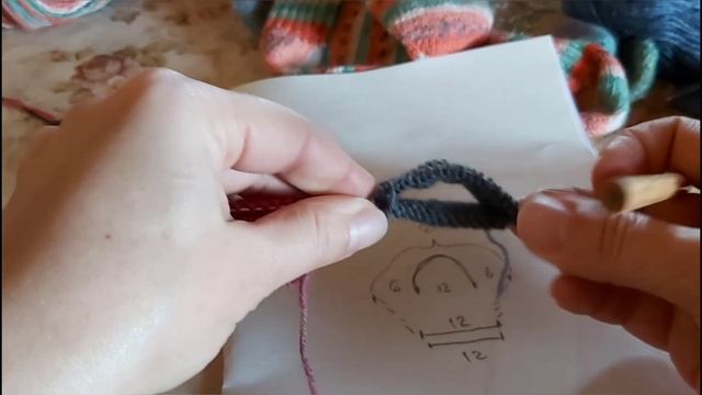 Носки от мыска с удобной пяткой. Полный МК смотреть онлайн