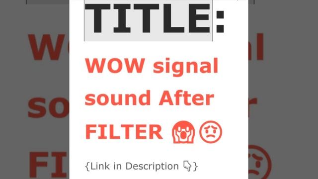 "WOW" Signal received From SPACE on 15 August 1977 {Filtered} ??? (AudioDownloadLinkInDescription?) смотреть онлайн