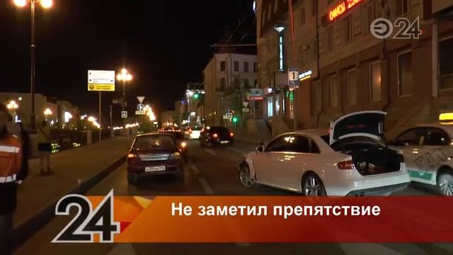 На ул. Право-Булачная Audi врезался в Daewoo Nexia смотреть онлайн
