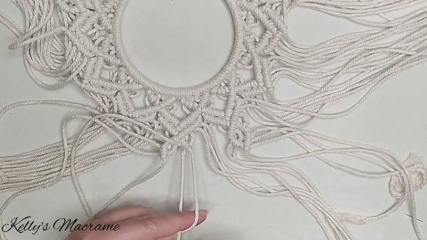 DIY Macrame Mandala Wall Hanging Tutorial | Boho Chic Decor