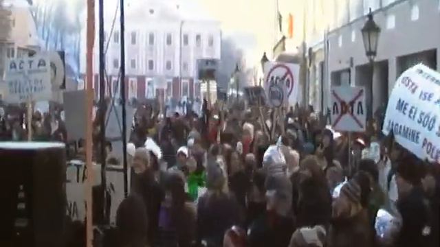 stop ACTA! Tartu, Estonia 11.02.12 смотреть онлайн