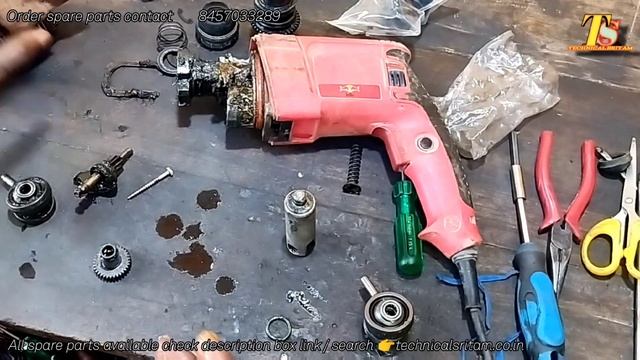 2 26mm hammer drill hammering problem // how to solve 26mm hammering problem / hammer drill repair смотреть онлайн