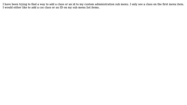 Wordpress: How to add attributes to WordPress Admin Sub Menu List Items? смотреть онлайн