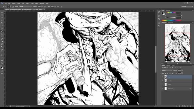 How to Draw Comics Michelangelo Inks смотреть онлайн