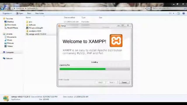 How to Install of Xampp Server on Windows смотреть онлайн