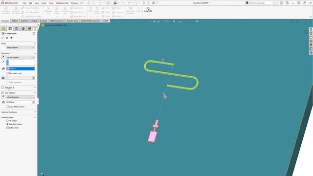 How to design a microfluidic device in Solidworks CAD смотреть онлайн