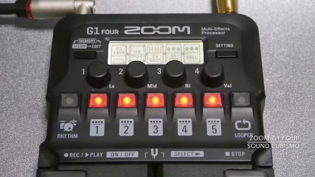 ZOOM G1 FOUR (1) - Amps & Effects DEMO смотреть онлайн