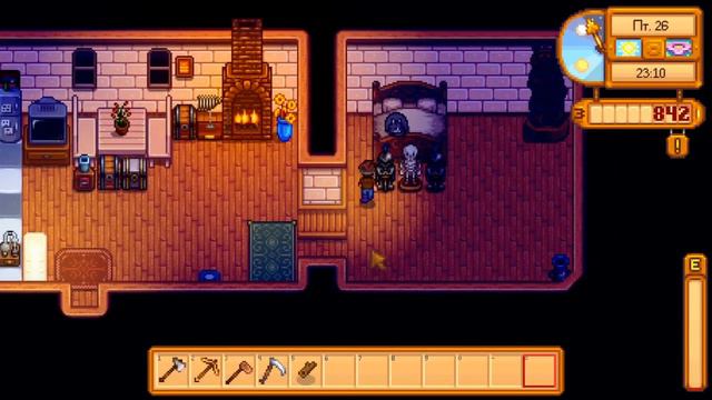 Stardew Valley Бобик, Ягодка, Ряба и Шайтан обитают в курятнике... #45 смотреть онлайн