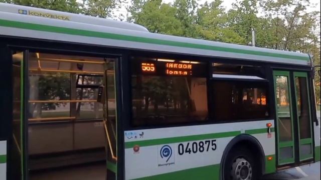Автобус Лиаз-5292.22(2-2-2) (040875) следует по маршруту 569 Прибыл на остнавку Ташкенский Переулок смотреть онлайн