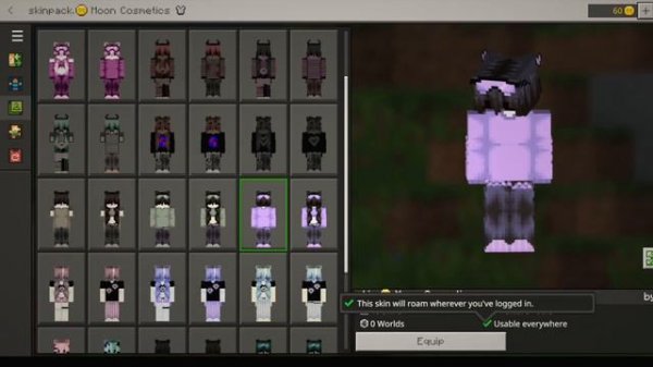 ✅ 40+ Cosmetics HD Skin Pack MCPE/MCBE 1.20+ (WORKS ON HIVE!) (iOS)