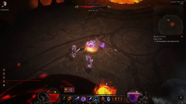 Diablo 3 - Azmodan on Inferno, solo as wizard AFTER force armor patch [HD] смотреть онлайн