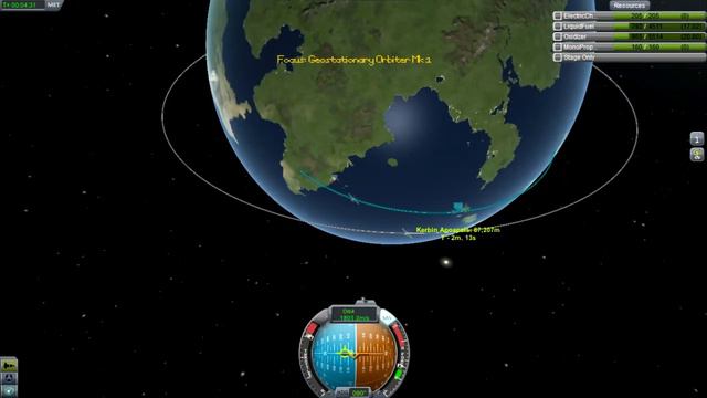 Kerbal Tutorials Episode 5 - Keosynchronous Orbit-