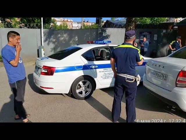 #1. Беспредел у отдела полиции Аксая. Оскорбление гражданина. Бездействие ДПС. смотреть онлайн
